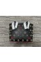 Christian Louboutin Cabata Tote Bag Versierd Spikes Kalf Leer Zwart