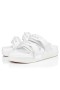Christian Louboutin Papa Zwembad Sandalen Kalf Lederen Witte Christian Louboutin Schoenen