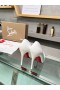 Christian Louboutin Kate 105mm Pompen Patent Witte Christian Louboutin Schoenen