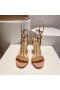Christian Louboutin Loubigirl 100 mm Patent Leren Sandalen Naakt Christian Louboutin