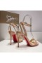 Christian Louboutin Loubigirl 100 mm Patent Leren Sandalen Naakt Christian Louboutin
