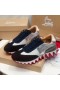 Christian Louboutin Loubishark Vrouwen Sneakers Kalfsleer En Suède Multicolor