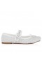 Christian Louboutin Mamastrapitina ballerina ' s Strass Mesh En Nappa Lederen Bianco CL Schoenen