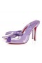 Christian Louboutin Mij Dolly 100 Mm Muildieren Specchio Leer Parme CL Schoenen