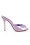Christian Louboutin Mij Dolly 100 Mm Muildieren Specchio Leer Parme CL Schoenen