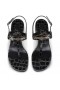 Christian Louboutin Mj Thong 25 Mm Muildieren Alligator In Reliëf Kalfsleer Zwart Christian Louboutin Schoenen