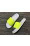 Christian Louboutin Zwembad Leuke Sandalen Spikes Rubber Neon Geel