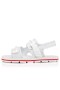 Christian Louboutin Siwa Platte Sandalen Spikes Neopreen Witte Christian Louboutin Schoenen