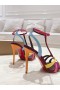 Christian Louboutin Tangeuva Sandalen 100mm Leer Multicolor