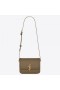 Saint Laurent Solferino Kleine Tas Khaki Kalfsleer Saint Laurent Tassen