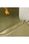 Saint Laurent Solferino Kleine Tas Khaki Kalfsleer Saint Laurent Tassen