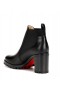 Christian Louboutin Marchacroche 70 Leder Enkel Laarzen Zwart Christian Louboutin Schoenen