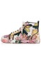 Christian Louboutin Leuk Lou Spikes Multi-Stof high-top sneaker