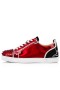Christian Louboutin Leuk Louis Junior Spikes Flat Versie Loubi/zwart Leer