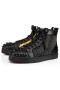 Christian Louboutin High-top Geen Limiet Flatscreen Zwart/gouden Kalf