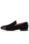 Christian Louboutin Loafers Spooky zwart/Zwart Pistool Leer