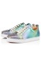 Christian Louboutin Lage Top Fun Louis Junior Spikes Orlato Multi/zilver Nappa Sneaker