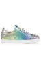 Christian Louboutin Lage Top Fun Louis Junior Spikes Orlato Multi/zilver Nappa Sneaker