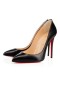 Christian Louboutin Pompen Follies Strass 100mm Zwart Leer
