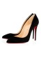Christian Louboutin Pompen Follies Strass 100mm Zwart Suede