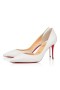 Christian Louboutin Pompen Iriza 85 mm Bianco Leer