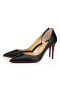 Christian Louboutin Pompen Iriza 85 mm Zwart Leer