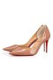 Christian Louboutin Pompen Iriza 85 mm Naakt Patent Leder