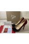 Christian Louboutin Pumps Nieuwe, Zeer Prive 120 mm Zwart-rood/zwart lak Kalf