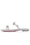 Christian Louboutin Sandal Slechts Queenie Zilver/huilen/lin Zilver PVC