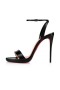 Christian Louboutin Sandal Loubi Koningin 120 mm Zwart Nappa