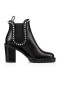 Christian Louboutin Spikita Buit Capahutta 70 mm Zwart/zilver Kalf Schoenen