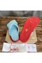 Christian Louboutin Men Slipper Sandals Rubber Blue