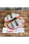 Christian Louboutin Men Strap Sandals Rubber Gray
