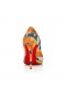 Christian Louboutin Miss Z 100 Mm Pumps Gaagal Coated Canvas Magma