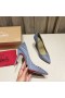 Christian Louboutin So Kate 120mm Pumps Python Leather Gray