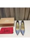 Christian Louboutin So Kate 120mm Pumps Python Leather Gray