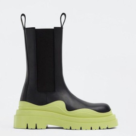 Bottega Veneta BV Band Chelsea Boots Gele Zool Bottega Veneta Schoenen