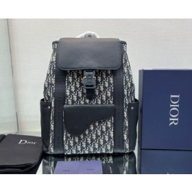 Dior Zadel Rugzak Schuine 1ADBA143 Zwart Beige