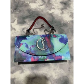 Christian Louboutin Loubi54 Koppeling Satijn Melancholie Multicolor