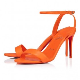 Christian Louboutin Loubigirl 85 Mm Sandalen Nappa Leder Vitamine Christian Louboutin Schoenen