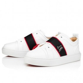 Christian Louboutin Adolescenza Sneakers Gerecycled Polyester Wit Christian Louboutin Schoenen