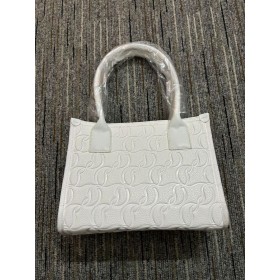Christian Louboutin Door Mijn Zijde CL Monogram Tassen Witte Christian Louboutin Tassen