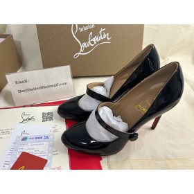 Christian Louboutin Charleen Mary Jane Pompen 100mm Patent Leather