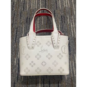 Christian Louboutin Kleine Cabata Oost-West Mini Tote Bag Wit