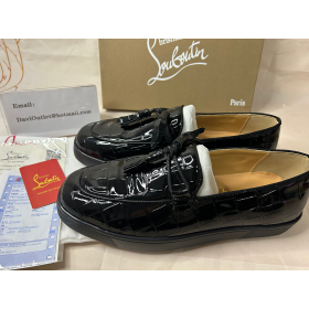 Christian Louboutin Tassel Loafers Patent Leather CL Schoenen