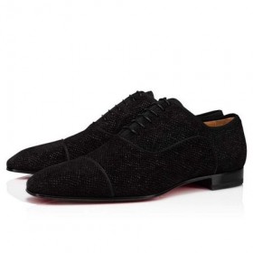 Christian Louboutin Oxford Greggo Orlato Zwarte Schoen