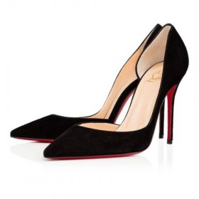 Christian Louboutin Pompen Iriza 100 mm Zwart Suede