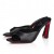 Christian Louboutin Condora Mule 85mm Muildieren Nappa Leder Zwart Christian Louboutin Schoenen