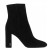 Saint Laurent LouLou 95 Rits Enkellaars Zwart Suede Saint Laurent Schoenen