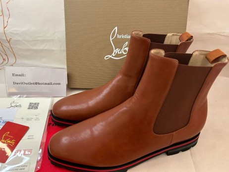 Christian Louboutin Boot Meloni Taulu Vasikka Ruskea CL Kengät
